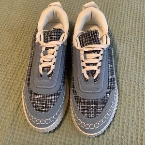 Corkys Adventure Tennis Shoe in Blue Size 10